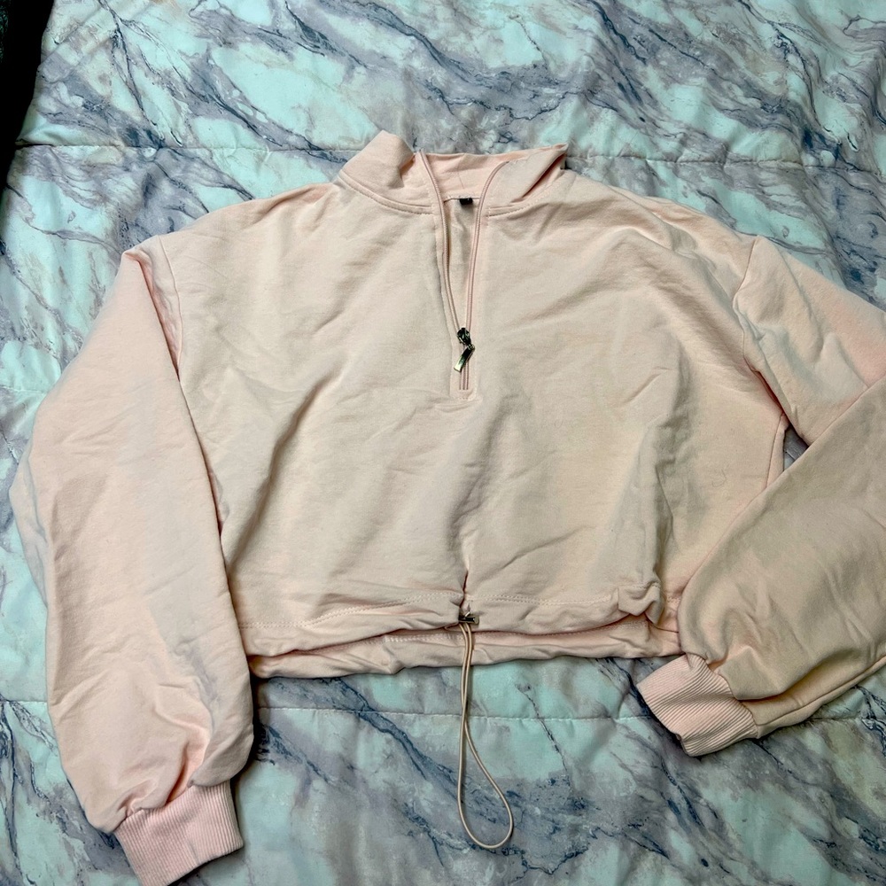 Cropped Pink Sweatshirt